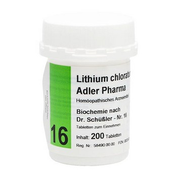 BIOCHEMIE Adler 16 Lithium chloratum D 12 Tabl.