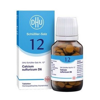 BIOCHEMIE DHU 12 Calcium sulfuricum D 6 Tabletten