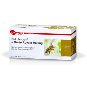 ZELL OXYGEN+Gelee Royale 600 mg Trinkampullen