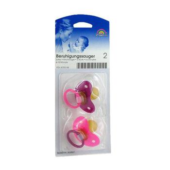 BERUHIGUNGSSAUGER Kirsche Lat.6-18 M.bicol.pink