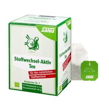 STOFFWECHSEL AKTIV Tee Kräutertee Nr.7 Bio Salus