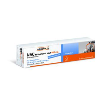 NAC ratiopharm akut 600 mg Hustenlöser Brausetabl.