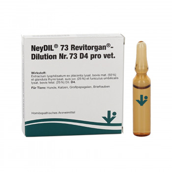 NEYDIL Nr.73 Revitorgan Dil.D 4 pro Ampullen vet.