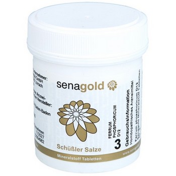 Schüssler Salz Nr. 3 Ferrum phosphoricum D 12 (BIOCHEMIE Senagold) Tabletten