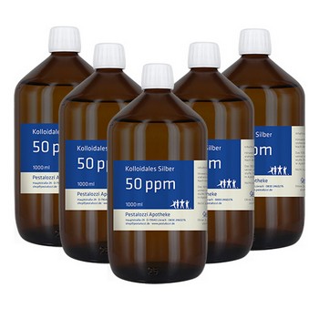 Kolloidales Silber (Silberwasser) 50 ppm