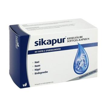 SIKAPUR Kieselsäure Softgel Kapseln mit Biotin