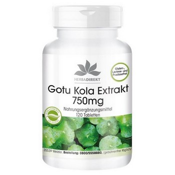 GOTU Kola Extrakt 750 mg Tabletten