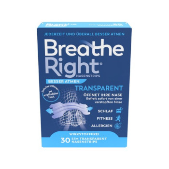 BESSER Atmen Breathe Right Nasenpfl.normal transp.