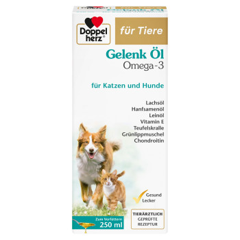 DOPPELHERZ für Tiere Gelenk Öl f.Hunde/Katzen