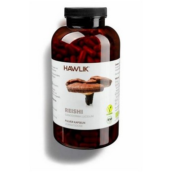 BIO REISHI Pulver Kapseln Vorratsdose