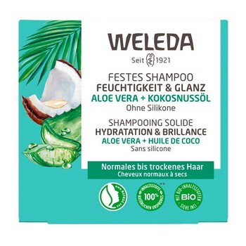 WELEDA festes Shampoo Feuchtigkeit & Glanz