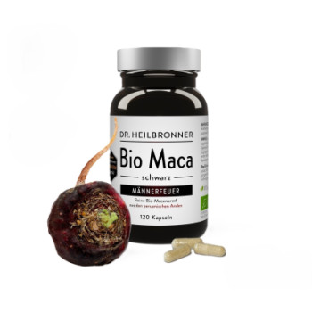 DR.HEILBRONNER Bio Maca schwarz Kapseln
