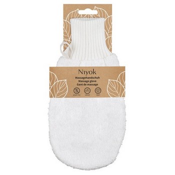NIYOK Massagehandschuh weich Bambusfaser