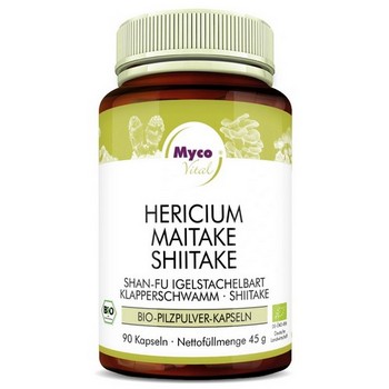 HERICIUM MAITAKE Shiitake Bio Pilzpulver-Kapseln
