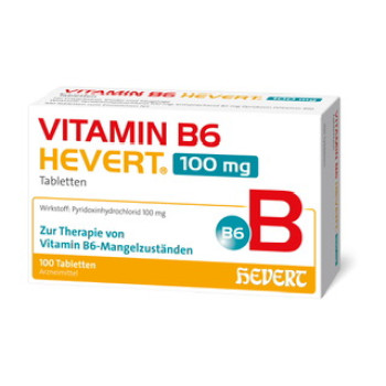 VITAMIN B6 HEVERT 100 mg Tabletten