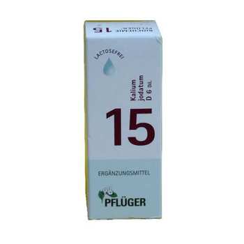 BIOCHEMIE Pflüger 15 Kalium jodatum D 6 Tropfen